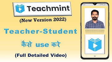 How to Use Teachmint App as Teacher Student 2022