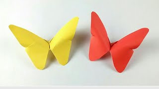 Paper Butterfly - How To Make Origami Paper Butterflies - Origami Butterfly - কাগজের প্রজাপতি বানানো