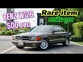 Rare item benz w126 500sec   