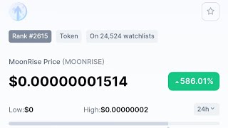 How to buy MoonRise (MOONRISE) Crypto/Token IN PANCAKESWAP USING BSC Matamask or TRUST WALLET
