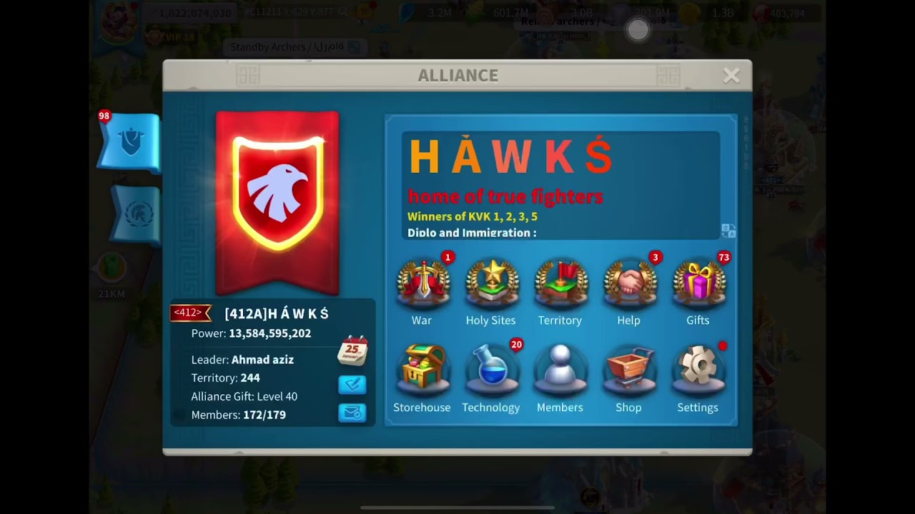 BABA TC ATATURK - 412 vs 401 kvk Rise of Kingdoms, hunting enemies