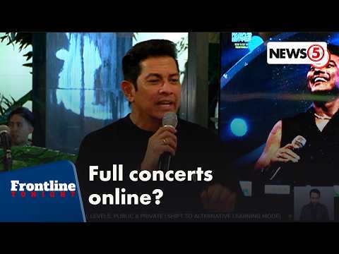 Gary Valenciano, umalma sa mga nagpo-post online ng buong concert | Frontline Tonight