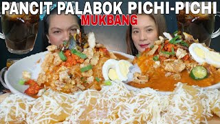 PANCIT PALABOK & DON BENITOS PICHI PICHI AT INUTAK MUKBANG | PINOY MERIENDA MUKBANG | SUNNY GAME