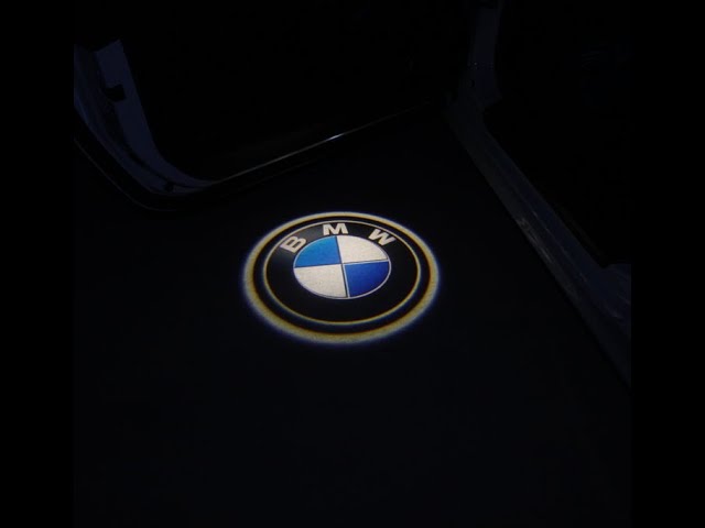 BMW LED projector door lights in under 4 minutes 