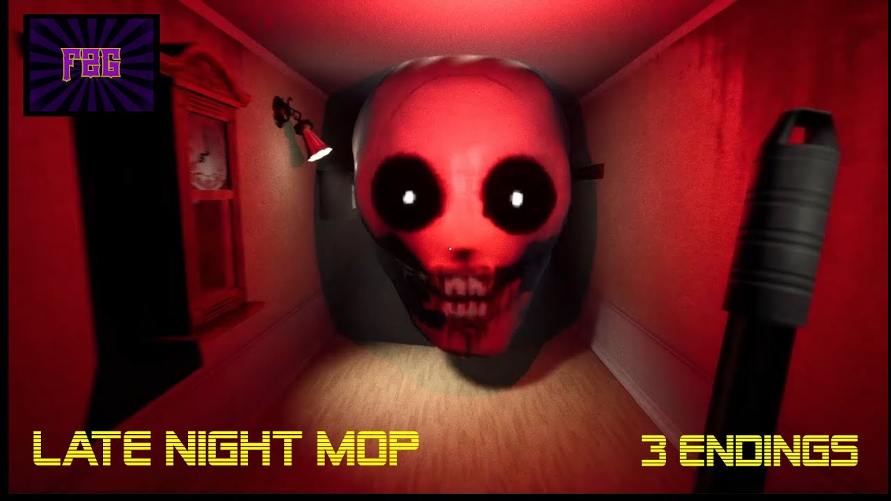 House Cleaning Simulator Gone Wrong [Late Night Mop] All Endings YouTube