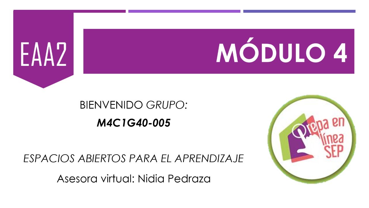 S1E2 M4C1G40-005 Módulo 4 Prepa en Línea SEP - YouTube