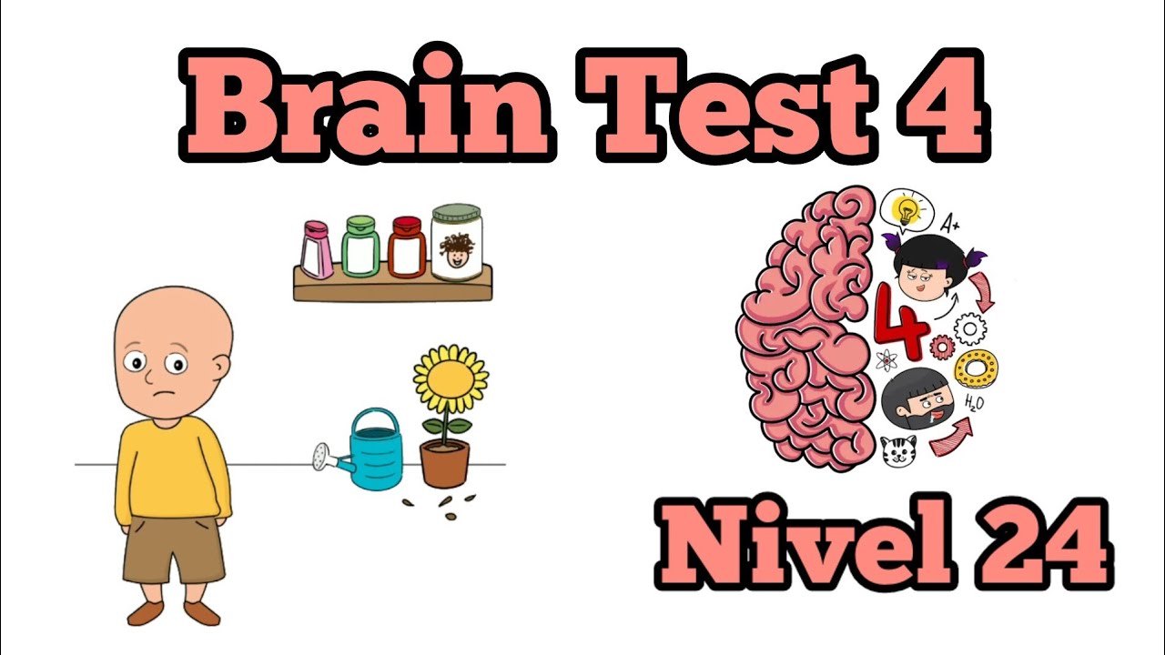 Brain Test 4: Tricky Friends - Solución Nivel 24: Este Niño Quiere Una Cabellera Nueva. Solution