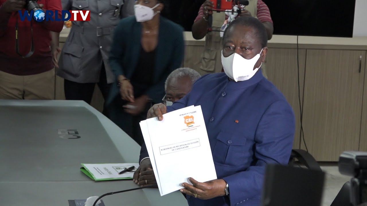 Côte d'Ivoire Présidentielle 2020 Henri KONAN BEDIE dépose son