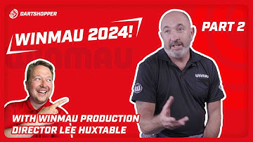 Dartshopper Media - WINMAU 2024 LAUNCH - Fusion Flights & Plasma Accessory Pack- Lee Huxtable PART 2