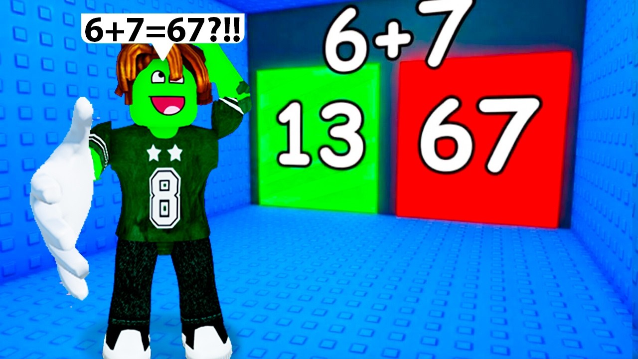 ROBLOX Math Tower Funny Moments (SLAP TOWER)