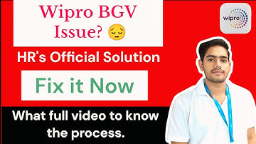 Wipro BGV Issue Fixed | How to Re-Trigger Your BGV Link Easily #WiproBGV #WiproHiring #BGVIssueFixed