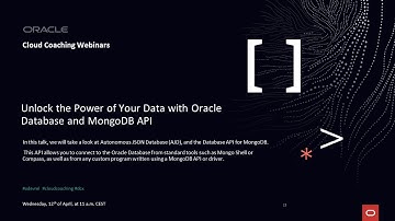 Cloud Coaching - Unlock the Power of Your Data with Oracle