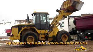 погрузка тонара быстро и аккуратно CAT 950 фронтальник