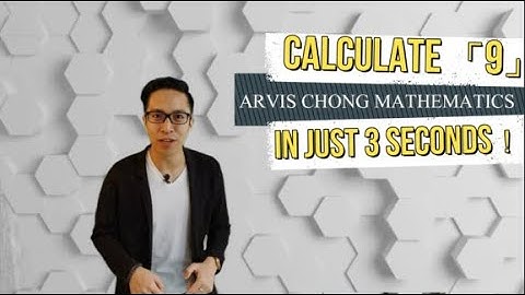 [MATHEMAGIC Series 01]: Magic Number 9