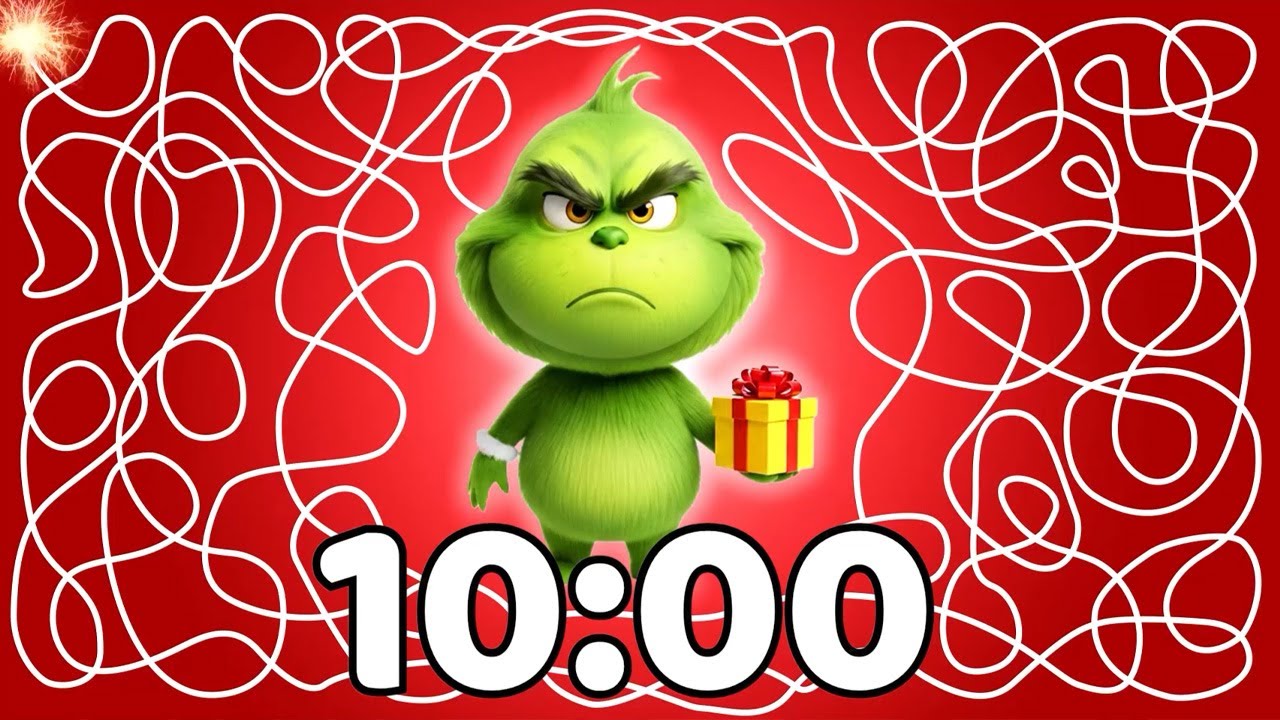 10 Minute [CHRISTMAS] Timer 💥🎄 | Grinch Timer | Merry Christmas ...