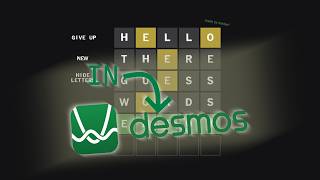 I accidentally made Wordle in DESMOS