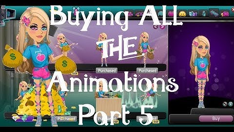 Buying All SC Animations In The Store ~ Part 5 ~ Tykins ~ MSP
