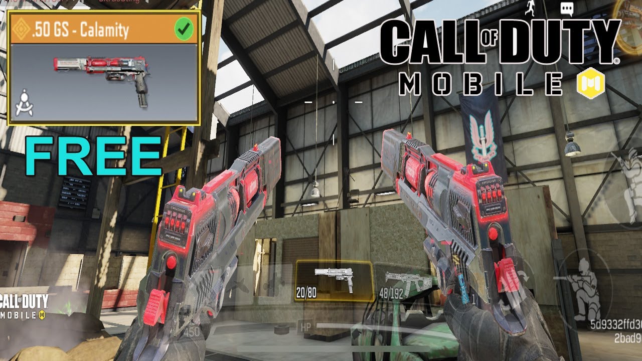 Free Legendary .50 GS Calamity Akimbo Deagle COD Mobile Call of