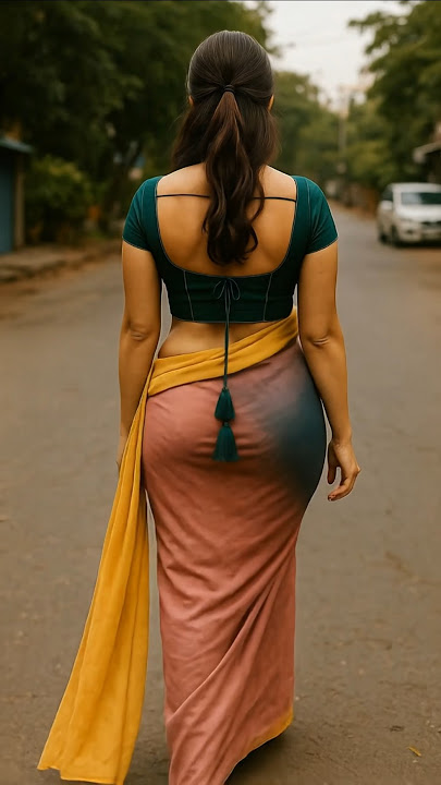 Traditional Elegance in Motion #shorts #SareeWalk #IndianBeauty #TraditionalLook #viral #DesiVibes