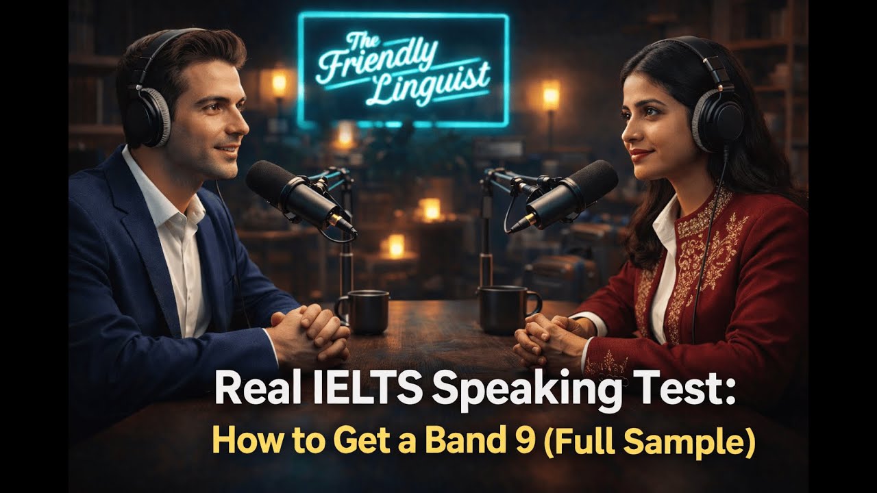 Real IELTS Speaking Test: How to Get a Band 9 (Full Sample) - YouTube
