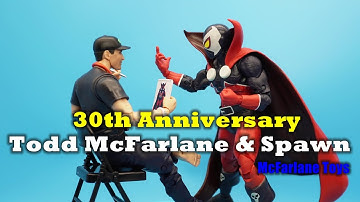 McFarlane Toys - Spawn and Todd McFarlane 30th Anniversary 2-Pack Action Figures unboxing Review