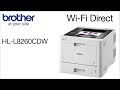 Connect to HLL8260CDW with Wi-Fi Direct