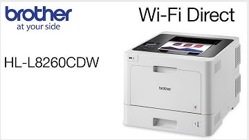 Connect to HLL8260CDW with Wi-Fi Direct