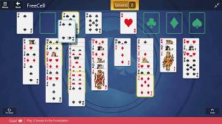 Microsoft Solitaire Collection - FreeCell [Hard] | May 15th 2018: Play 3 Sevens to the Foundation