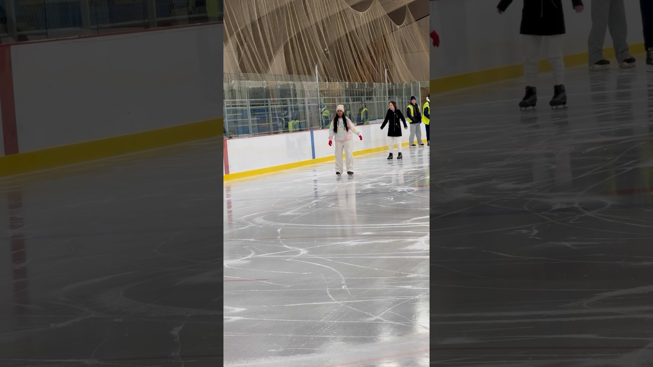 First Time Ice Skating ⛸️ | So Much Fun! Cool Moves