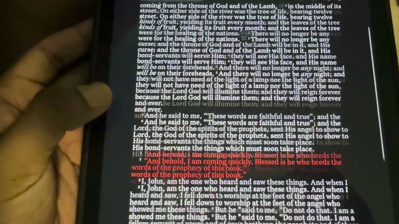 Revelation Chapter 22 