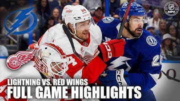 Tampa Bay Lightning vs. Detroit Red Wings | Full Game Highlights | NHL on ESPN