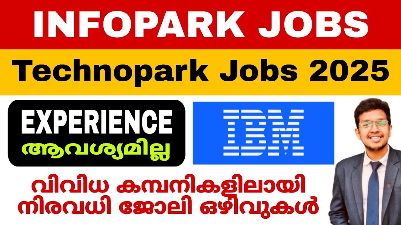 Infopark/Technopark Jobs 🔥 Freshers can apply | Infopark jobs 2025 | Job vacancy 2025 | Jobhunter