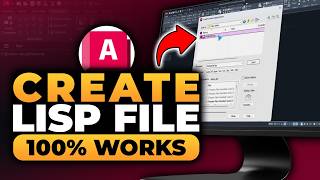 How To Create AutoCAD Lisp File (𝟮𝟬𝟮𝟲) | 100% WORKS | NO Yapping, To The Point! | FAST & EASY