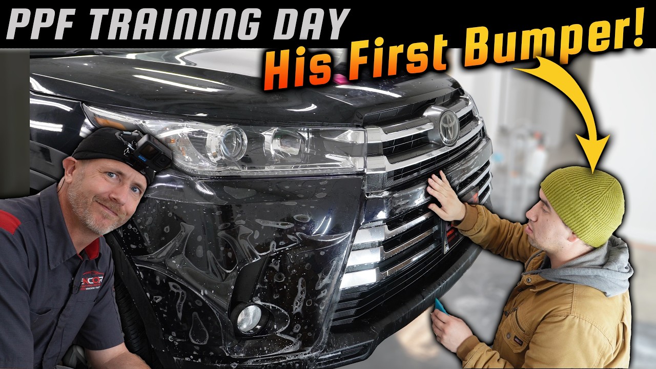 PPF Training: Teaching a Beginner How to Install a Front Bumper (Step-by-Step)