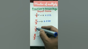 FRACTION TO DECIMAL 💯     #SHORTS #YOUTUBESHORTS #SHORTS VIDEO