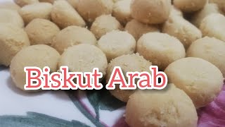 Biskut Arab - Guna 3 bahan sahaja