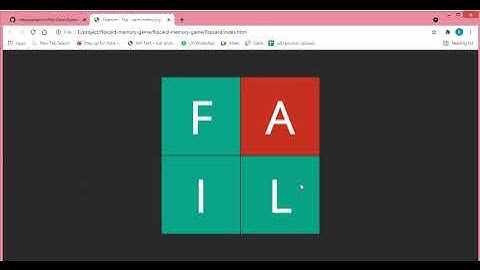 Flipcard Memory Game Tutorial ||Matching Card Game | Memory Card Game || With Game Source code