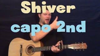 Shiver (Lucy Rose) Easy Strum Guitar Lesson How to Play Tutorial Capo 2nd Fret