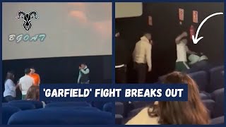 Garfield - Chaotic Scene: Fight Erupts During 'Garfield' Movie, Caught on Video! #AntonioBarrul