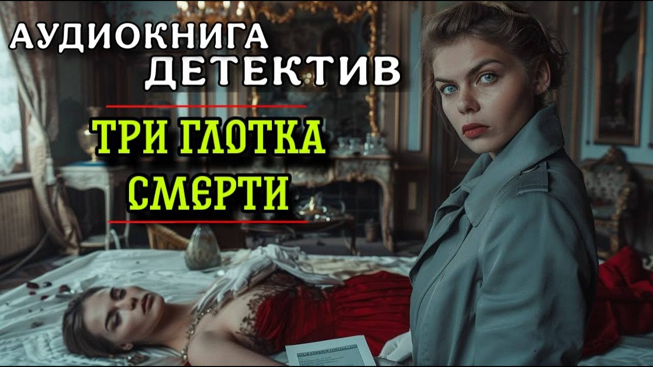 ПОЛНАЯ АУДИОКНИГА ДЕТЕКТИВ : ТРИ ГЛОТКА СМЕРТИ