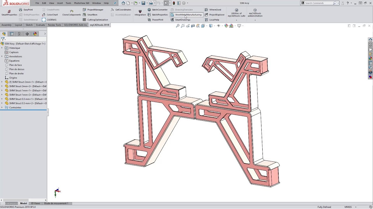 myCADtools SheetMetal add in for SOLIDWORKS (1 minute) solidworks descargar