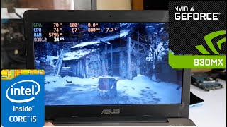 Nvidia 930MX Resident Evil Village | Asus X456UR i5 Gen6/8GB RAM/1TB