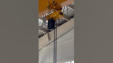 ALLMAN 5 Ton Electric Chain Hoist using video