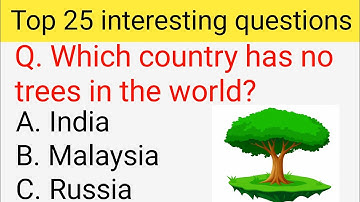 23 General Knowledge Questions - You Are Brilliant If You Can Pass This Quiz! Part-020