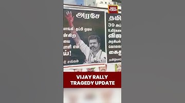 Karur Stampede Claims 40 Lives; Controversial Posters Against TVK Chief Vijay Emerge | India Today