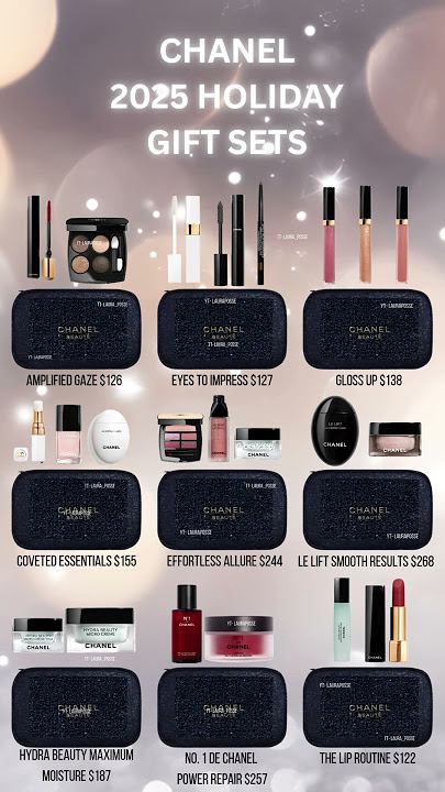 CHANEL 2025 Holiday Gift Sets ✨ #chanel #chanelbeauty #beauty #holidaybeauty #makeup