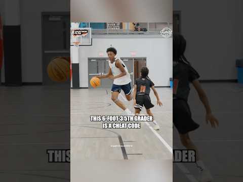 #1 ranked 5th grader is a 6’3 guard 😳