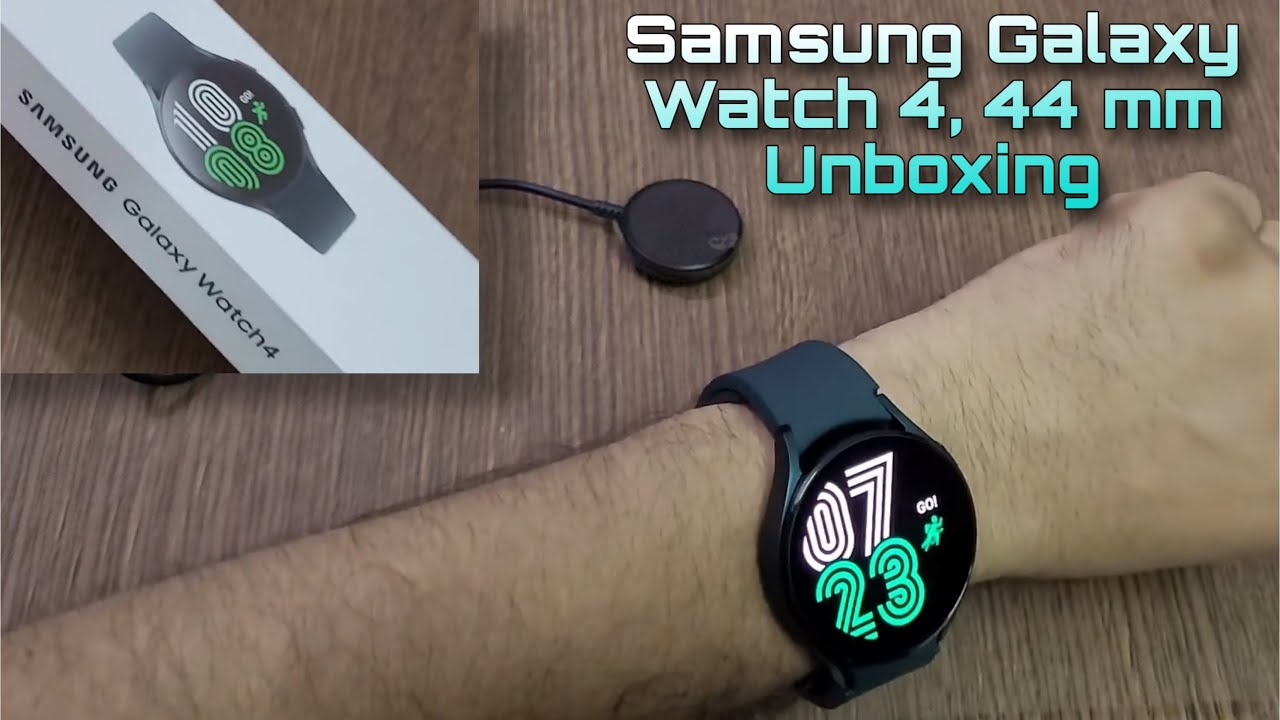 SAMSUNG Galaxy Watch 4 Unboxing 44mmGreenSuper AMOLEDBluetooth