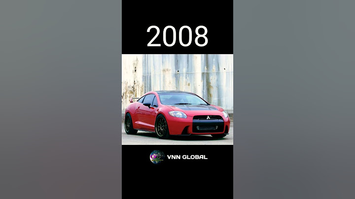 Evolution Of Mitsubishi Eclipse (1990-2023)