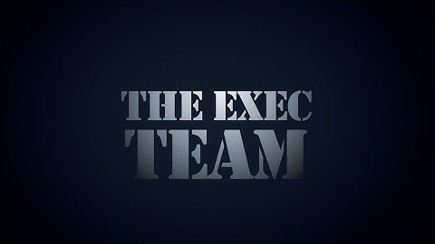 Student Executive Introduction (2016-2017)